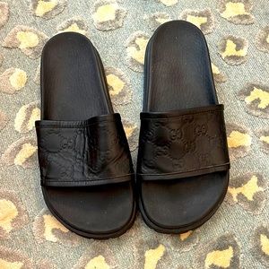 Gucci Black Slides